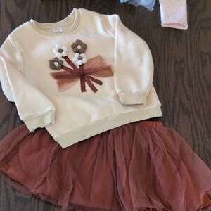 PatPat Cream and Tan Cozy Sweatshirt